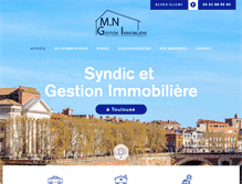 Tablet Screenshot of mngestion-immobiliere.com